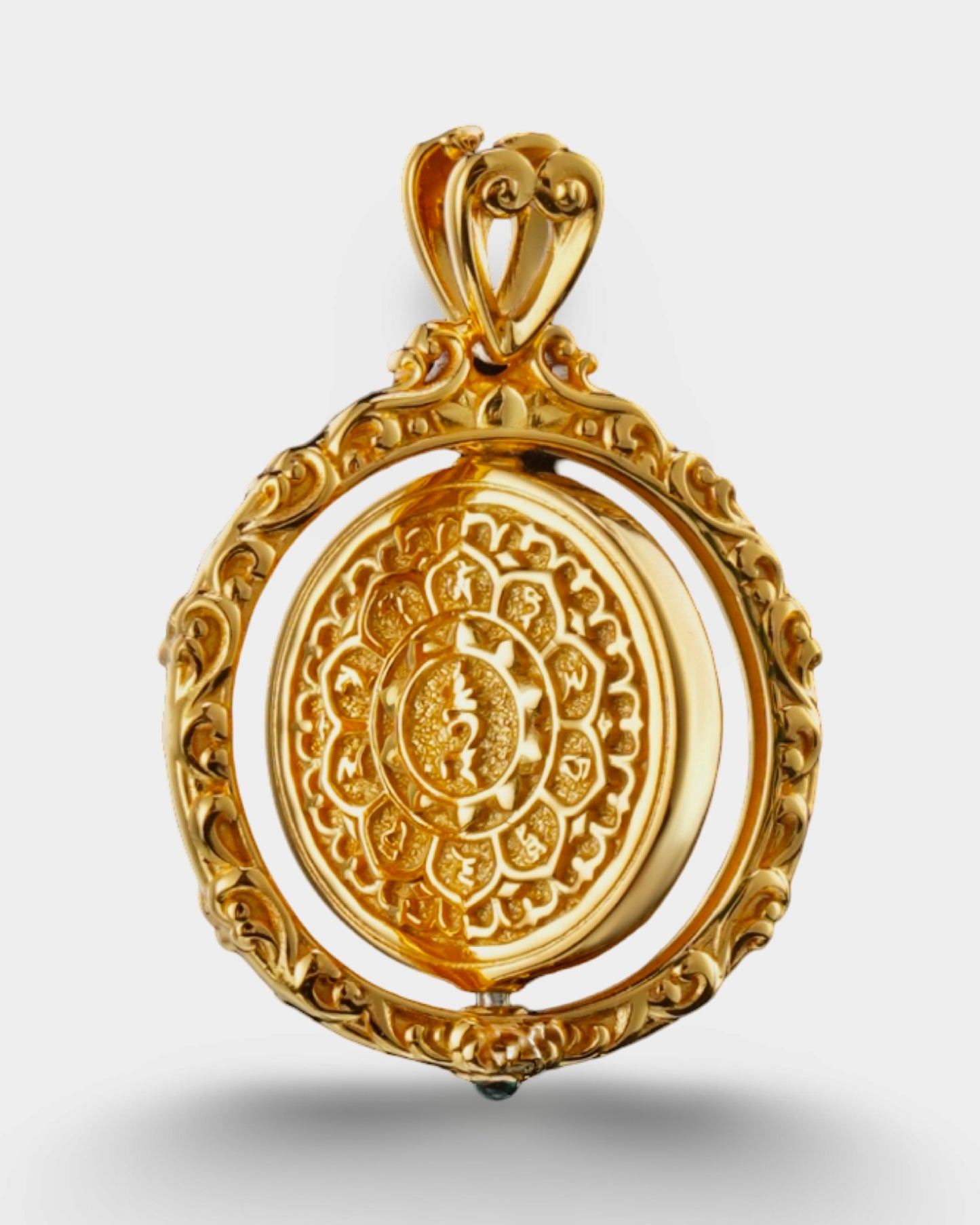 绿度母法眼 — 法悦の守護ペンダントトップ -回転構造 Coming soon