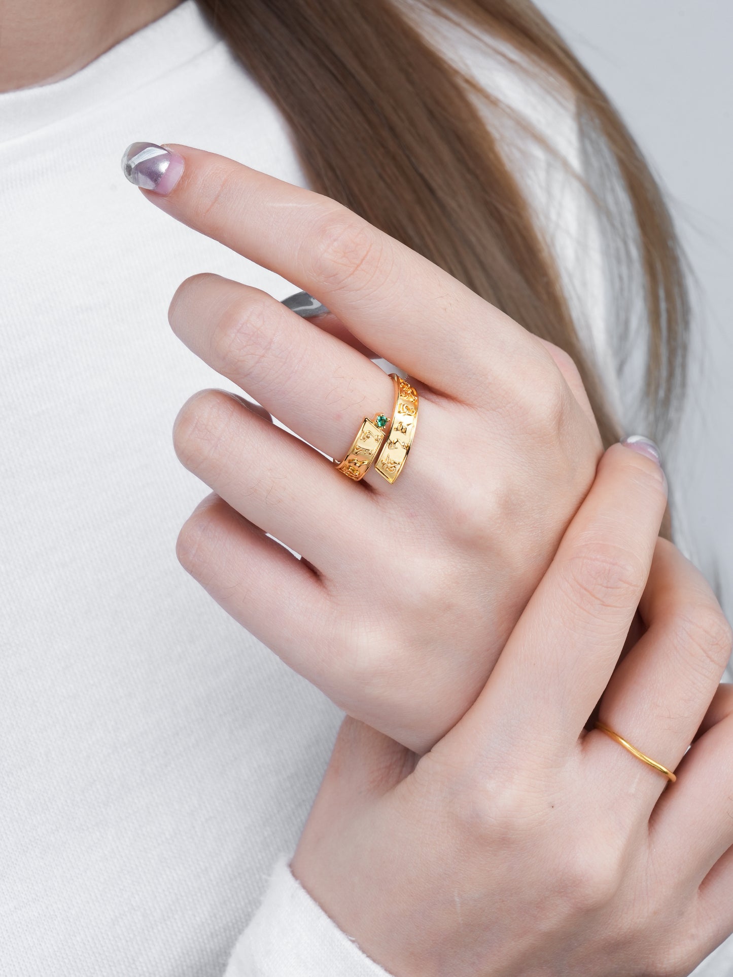 梵字 錾刻リング(Coming soon)