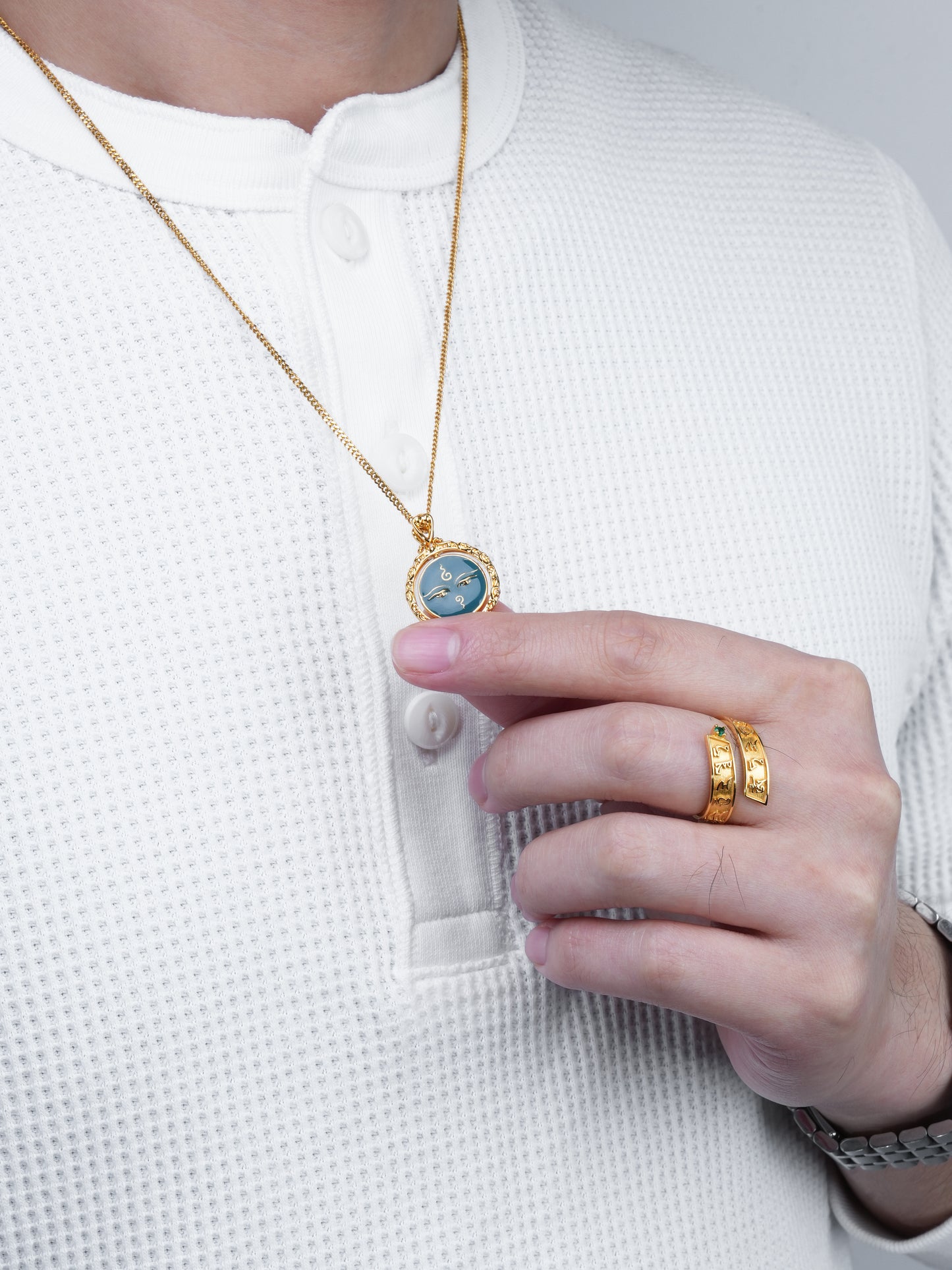 绿度母法眼 — 法悦の守護ペンダントトップ -回転構造 Coming soon